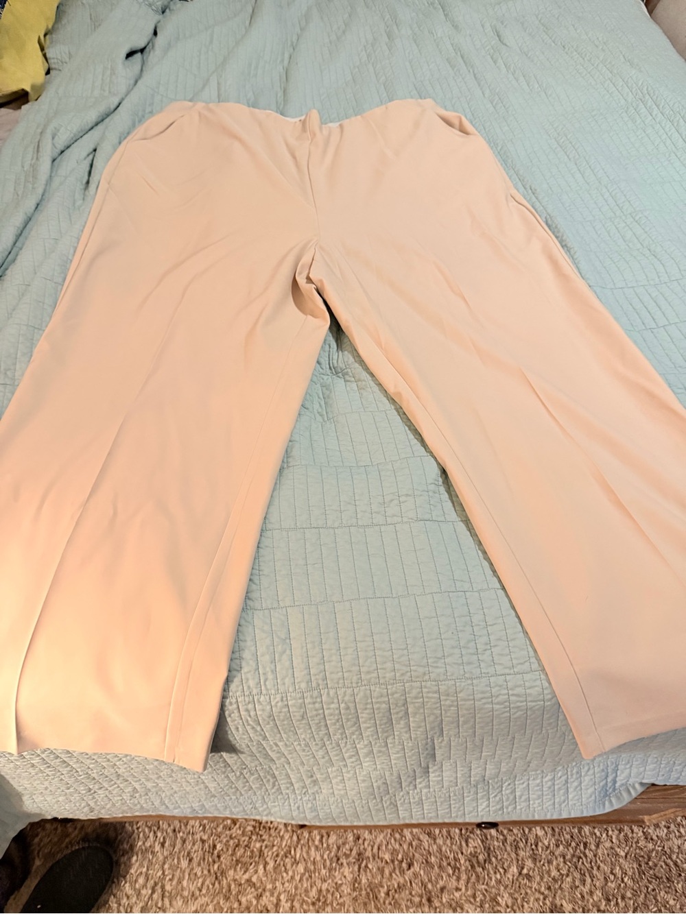 Torrid Cream Color Wide-Leg Pants
